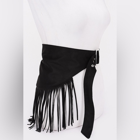 Fringed Tan Belt main image 6